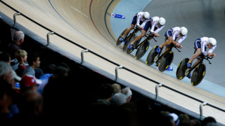 Great Britain on course for team pursuit medals at UCI Track Cycling World Championships