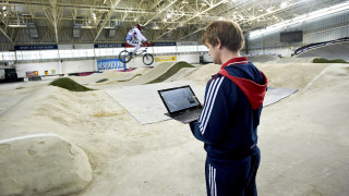Unmanned aircraft technology keeps Great Britain Cycling Team BMX riders on track for gold