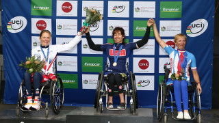 Second silver medal for Karen Darke at UCI Para-Cycling Road World Cup