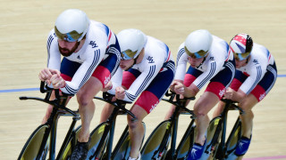 Great Britain&rsquo;s team pursuiters make superb start at UEC European Track Championships