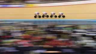 Great Britain&rsquo;s pursuiters qualify fastest as UCI Track Cycling World Championships begins