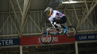 Evans seventh in time trial at UCI BMX Supercross World Cup in Manchester