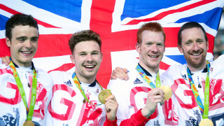 Owain Doull wins gold in the Men&#039;s Team Pursuit with Team GB