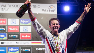 Luke Cryer wins UCI Four cross Mountain Bike World Championships bronze for Great Britain