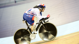 Great Britain Cycling Team in action at the Ghent Six Day