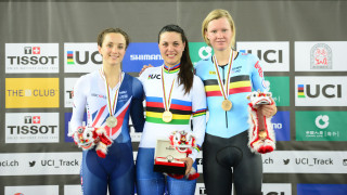 Barker wins scratch race silver at track world championships in Hong Kong
