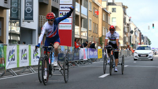 Craig McCann wins UCI Para-cycling Road World Cup gold in the T2 road race in Ostend