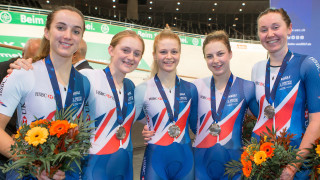 Team pursuit silver for Great Britain at Euros