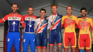 Golden start in Maniago for Great Britain Cycling Team tandem duo Bate and Duggleby