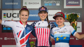 Silver for Evie Richards at the UCI Mountain Bike World Cup in Nove Mesto Na Morave