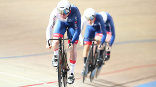 Team sprint silver for Great Britain at UCI Track Cycling World Championships