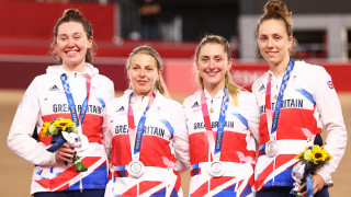 Silver medals for the Women&#039;s Team Pursuit and Men&#039;s Team Sprint on Day Two of track cycling in Tokyo