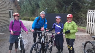 Women put new MTB skills to the test on North Wales trails