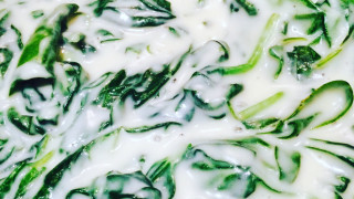 Healthy Creamed Spinach