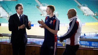 David Cameron Visits British Cycling