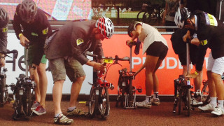 British Cycling chief executive Ian Drake 32nd at Brompton World Championships