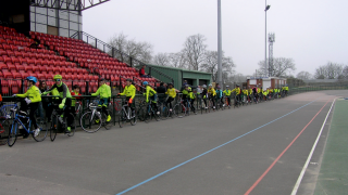 British Cycling helps to cut the ribbon at newly-refurbished Palmer Park Sports Stadium