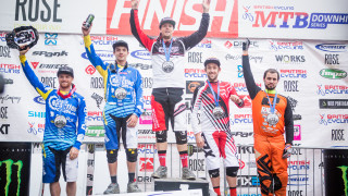 Carpenter and Smith crowned 2015 British Cycling MTB Downhill Series champions in Antur Stiniog