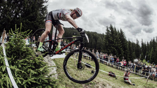 Great Britain in action at the Mercedes-Benz UCI Mountain Bike World Cup