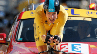 Wiggins holds on to yellow for a third day after Time Trial victory