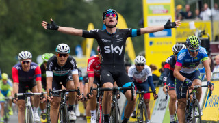 Team Sky&#039;s Viviani strikes again in sprint to win stage three of Tour of Britain