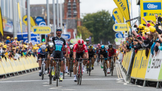 Fernando Gaviria wins Aviva Tour of Britain stage four in Blyth
