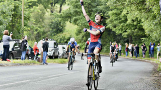 Vaughan wins the British Cycling National Junior Road Race Championship