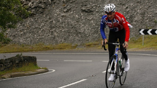 GB&#039;s Sam Harrison tackles Etape Cymru