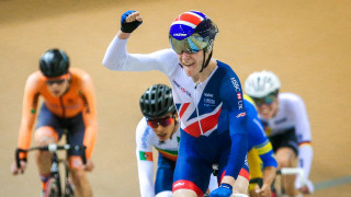 Wright rides to omnium gold in Anadia on another medal-laden day for the Great Britain Cycling Team
