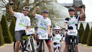 Scottish Cycling athlete James McCallum launches the Freshnlo Pedal for Scotland