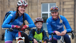Louise Haston &amp; Kerry MacPhee launch Edinburgh Festival of Cycling