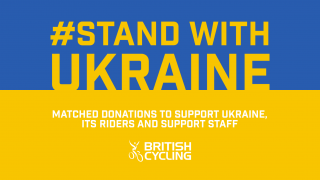 British Cycling launches Crowdfunding campaign in support of Ukraine