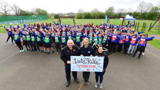 Rachel James joins Danescourt Primary School to promote Let&#039;s Ride Cardiff Event