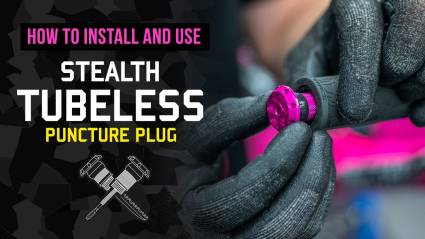 How to install and use the Stealth Tubeless Puncture Plug with Muc-Off