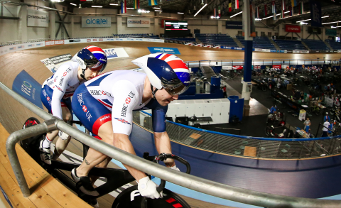Great Britain Cycling Team's Neil Fachie and pilot Craig Maclean