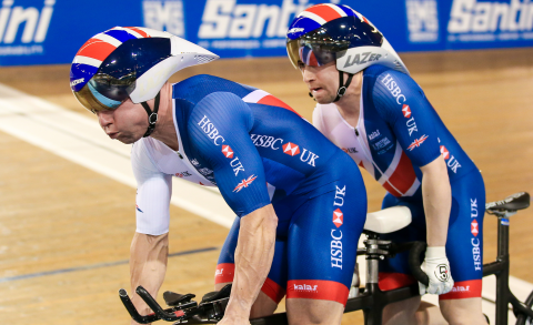 Great Britain Cycling Team's Neil Fachie and pilot Craig Maclean