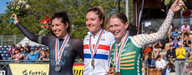 Rhys Britton and Grace Lister crowned national omnium champions at Herne Hill