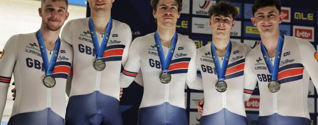 Pursuit to podium for Great Britain Cycling Team on day two of the 2025 UEC Track Elite European Championships