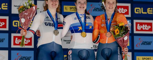 Silver success for Edmunds on final day of 2025 UEC Track Elite European Championships
