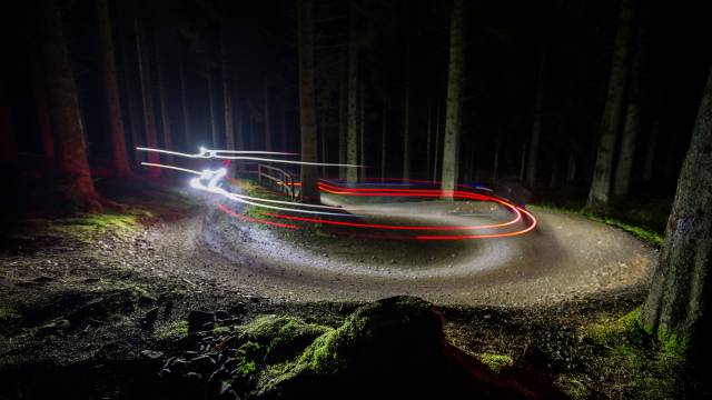 cycling in the dark